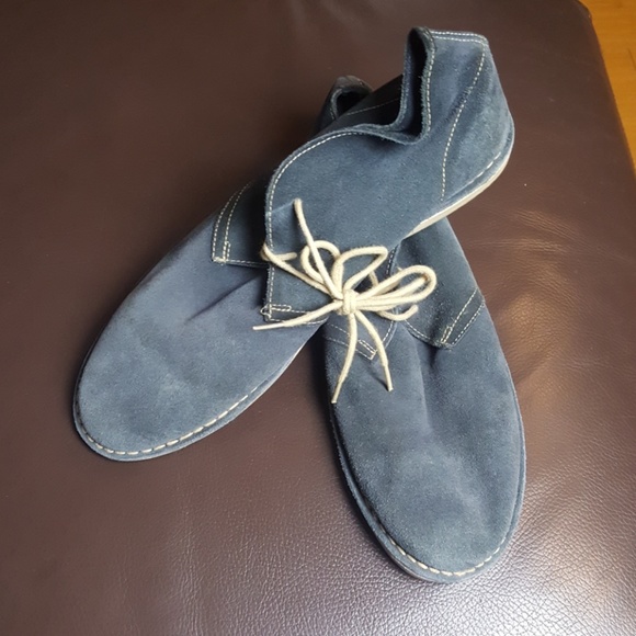 Nordstrom 1901 Men\'s Blue Suede Chukka